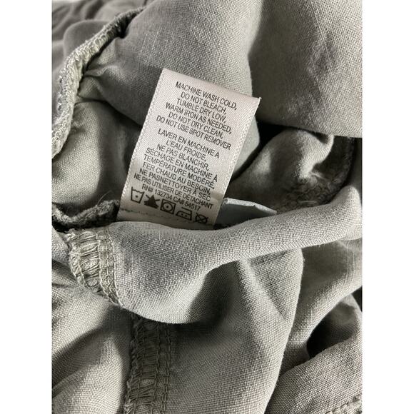 Bella Dahl 'Rolled' Green Tencel Lyocell Hem Utility Romper Size S - Picture 6 of 11